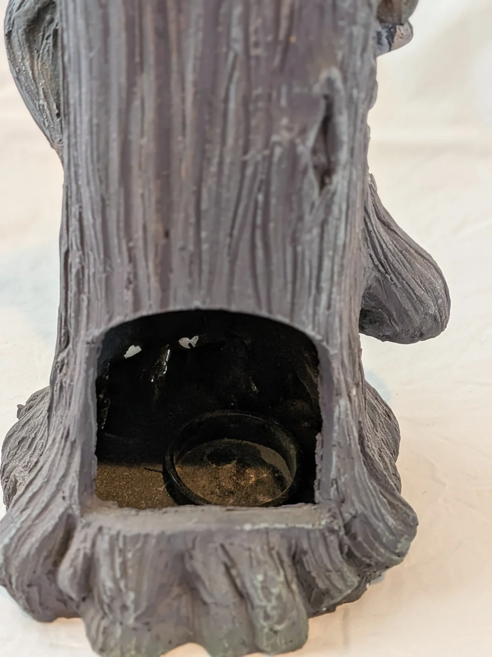 Woodland Tree Face Sculpture - Brown Home Art Decor - Picture 4 of 4